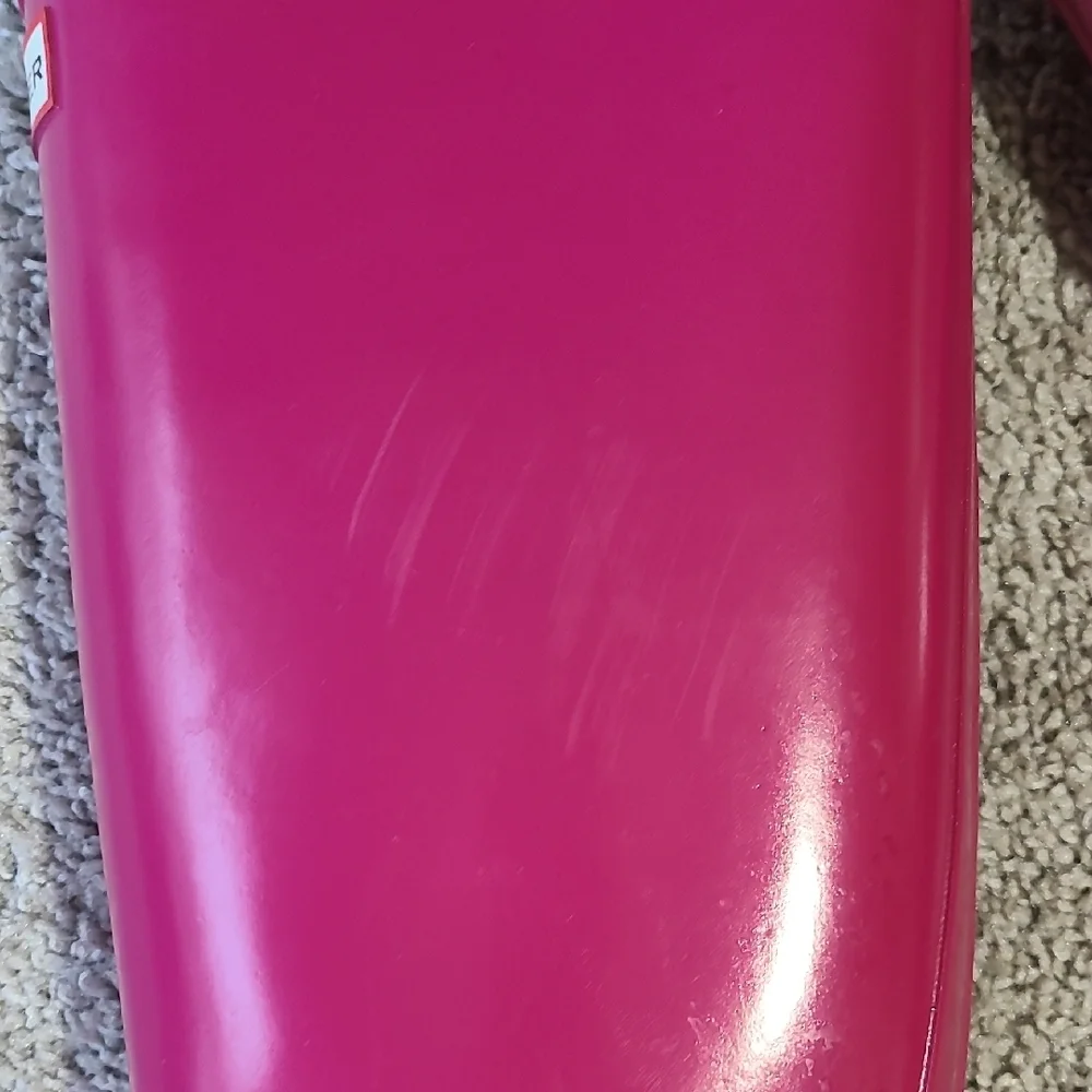 Hunter Fuchsia Tall Boots - Picture 5 of 8